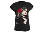 Vintage Portrait Women's T-shirt Black